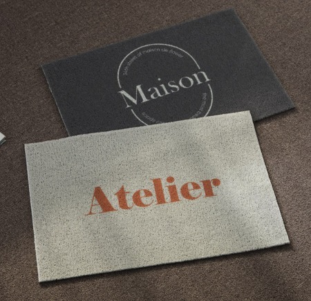 Atelier,Smile,Maison 3종 다용도 코일 매트 주방 현관 미끄럼 방지 발판 카페트